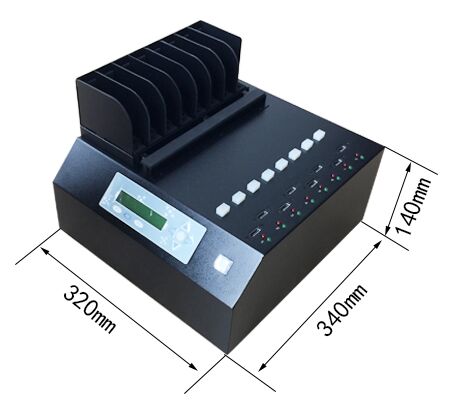 1对7口硬盘拷贝机系统批量拷贝复制